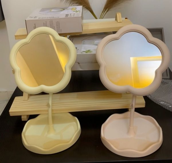 Flowered Table Mirror