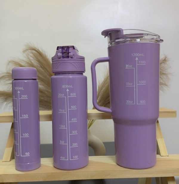 Water bottle 3-in 1